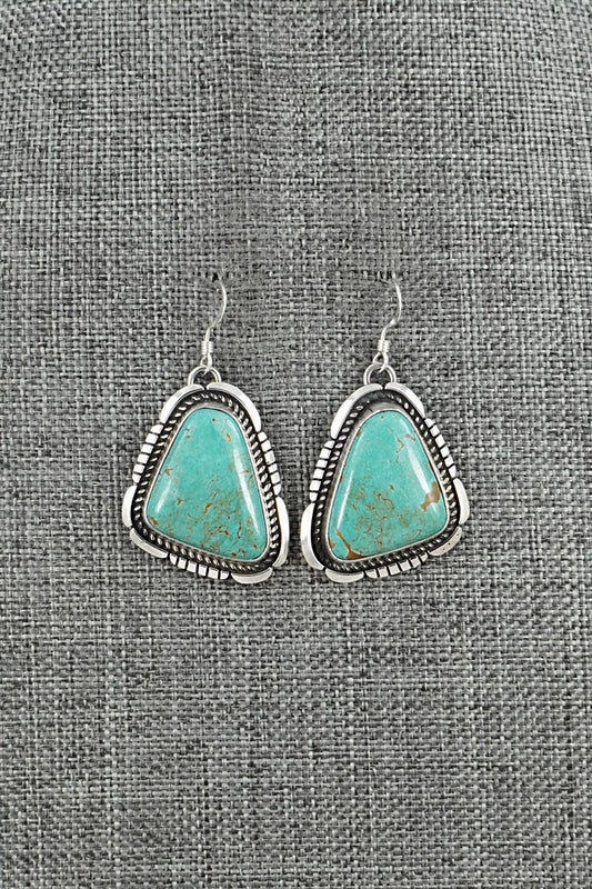 Turquoise & Sterling Silver Earrings - Irene Kee