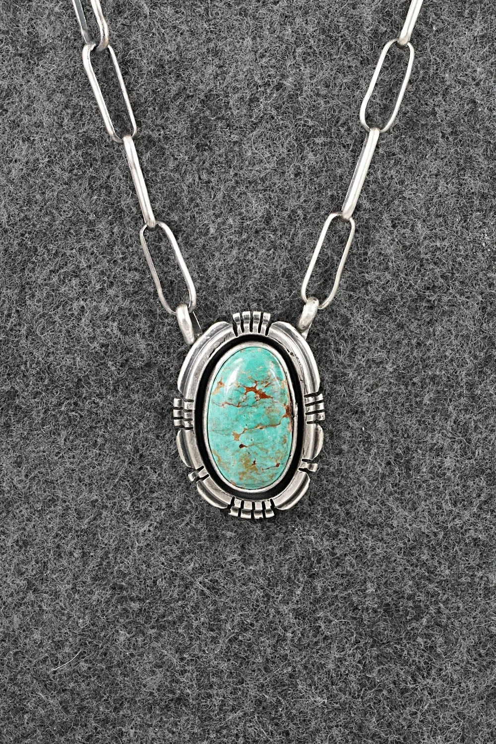 Turquoise & Sterling Silver Necklace - Daniel Benally