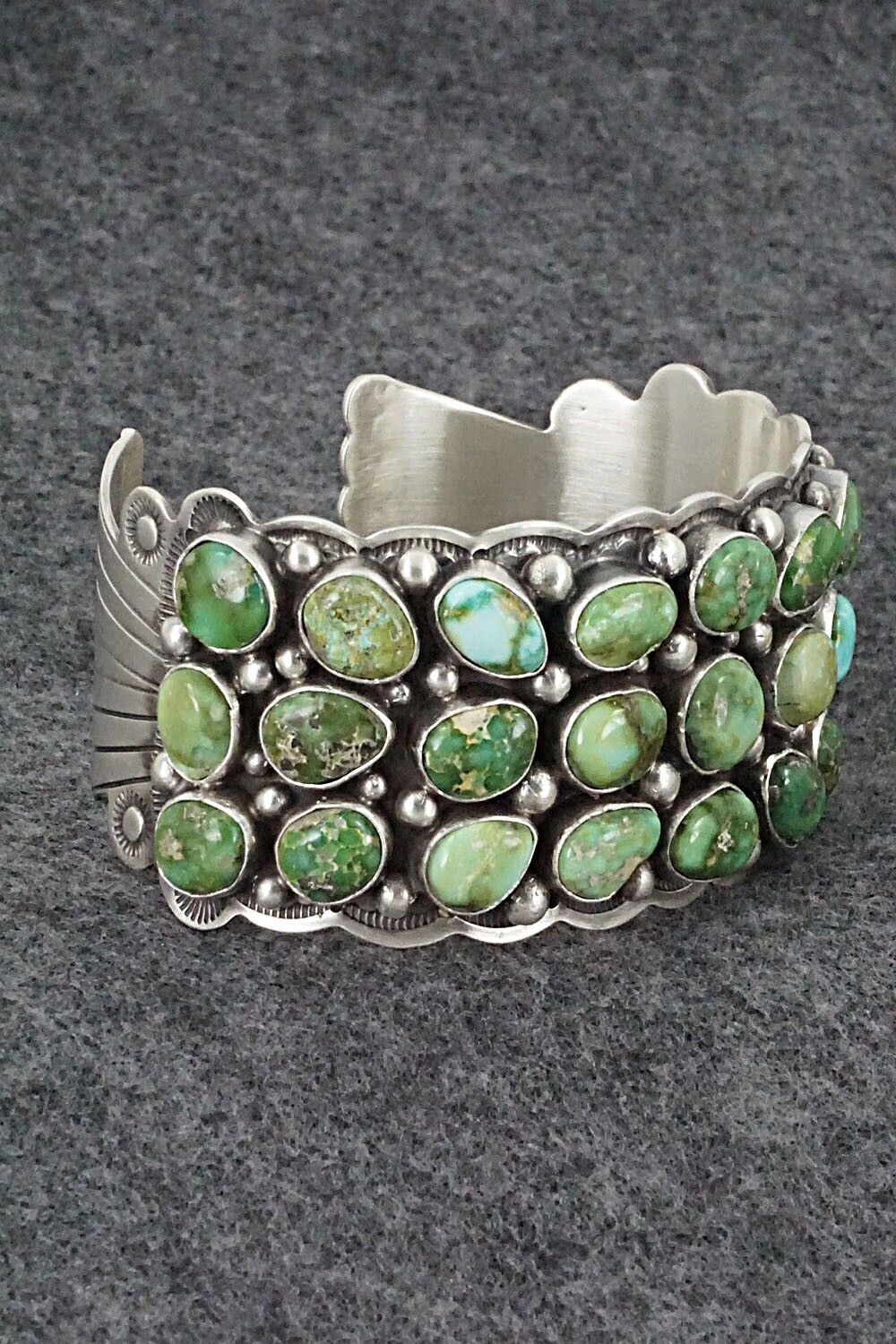 Turquoise & Sterling Silver Bracelet - Tom Lewis