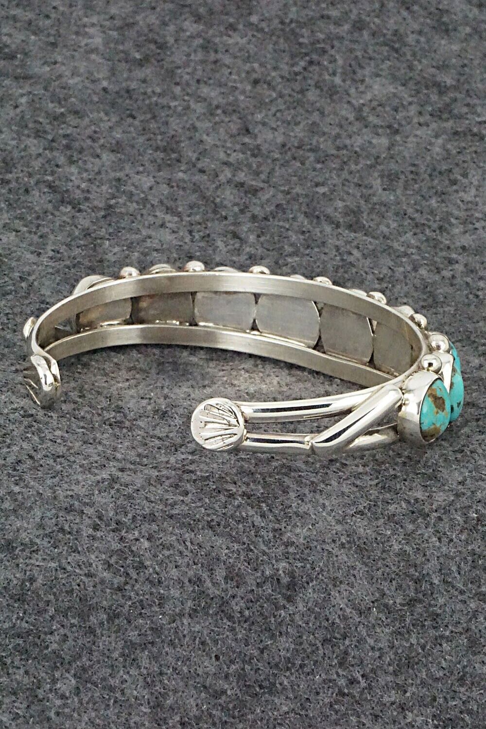 Turquoise & Sterling Silver Bracelet - Priscilla Reeder
