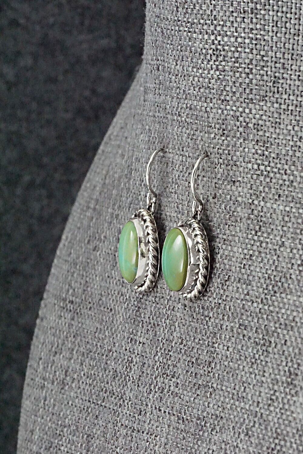 Turquoise & Sterling Silver Earrings - Jan Mariano