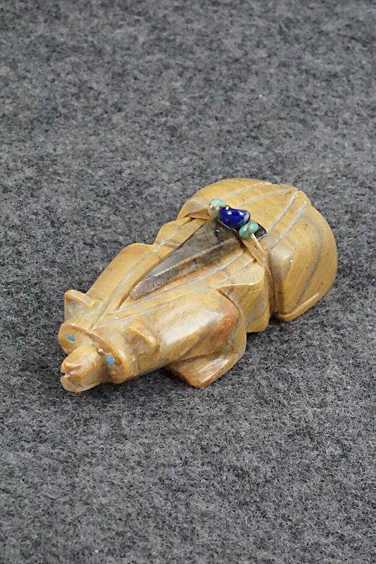 Badger Zuni Fetish Carving - Alex Tsethlikai