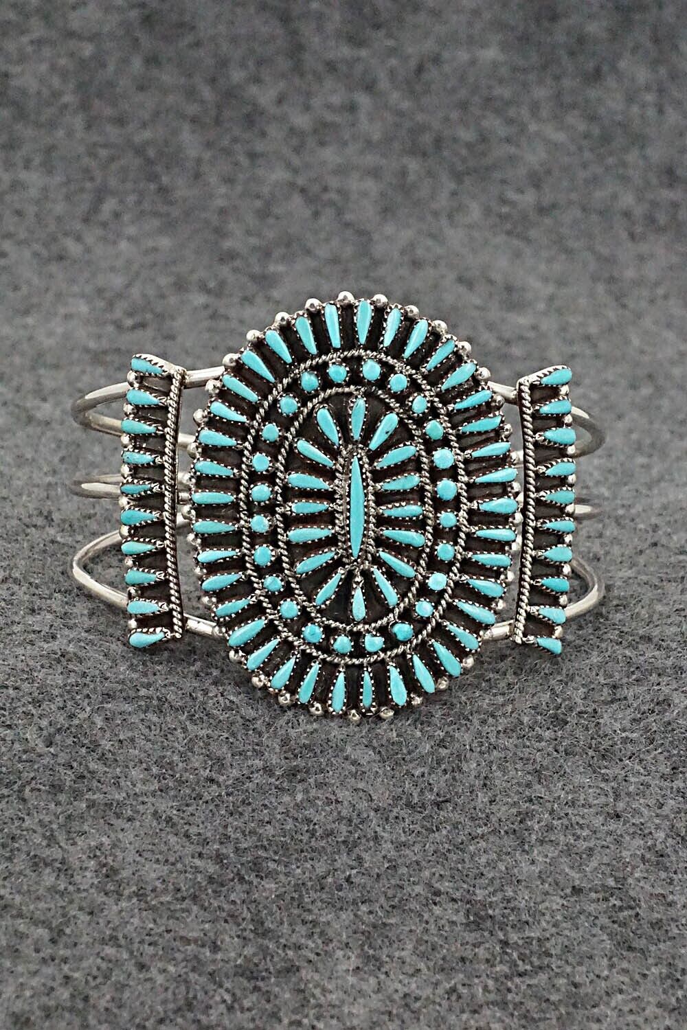 Turquoise & Sterling Silver Bracelet - Judy Wallace