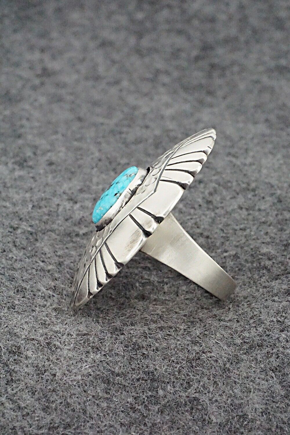 Turquoise & Sterling Silver Ring - Marita Benally - Size 9