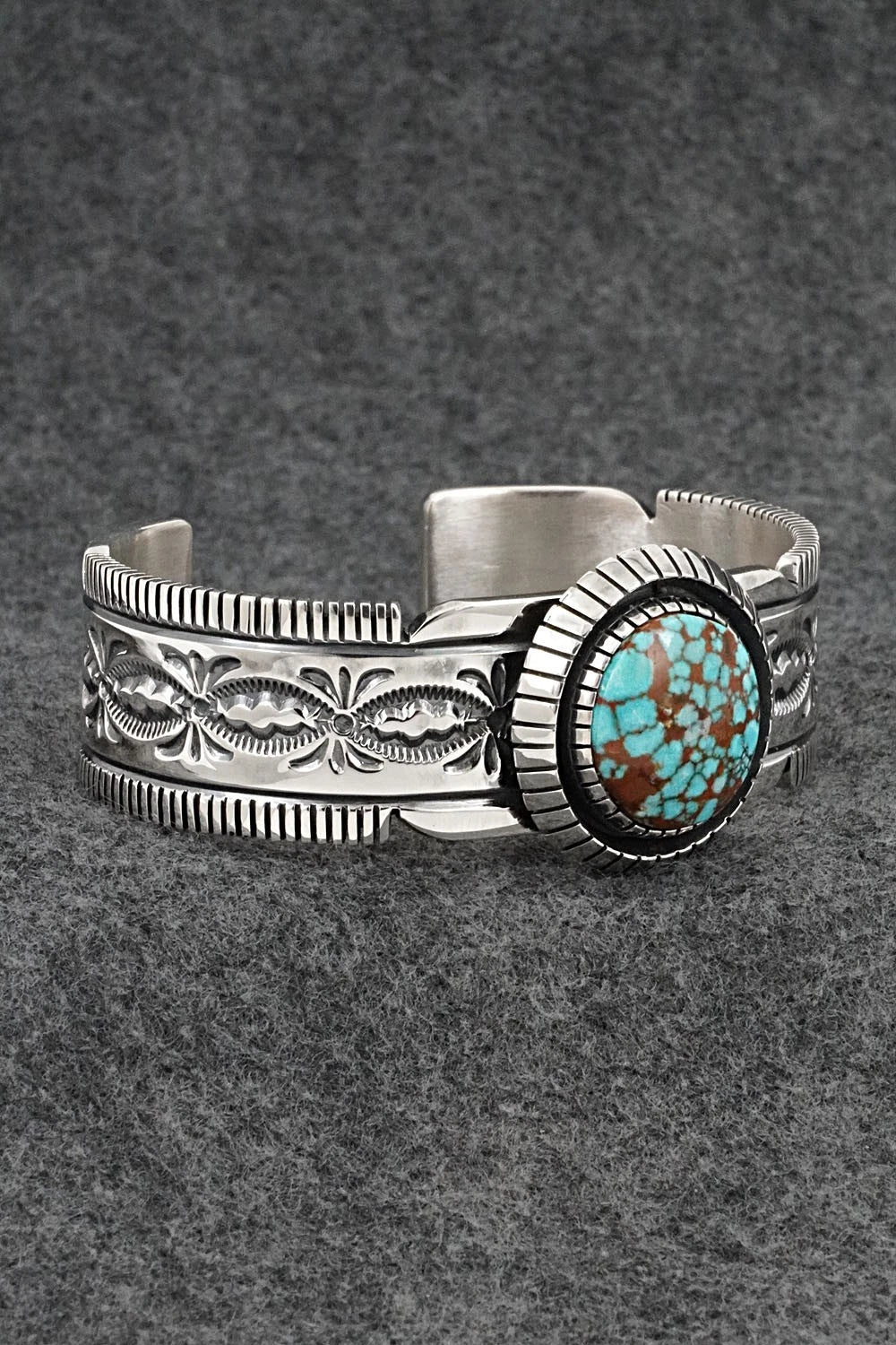 Turquoise & Sterling Silver Bracelet - Mark Yazzie