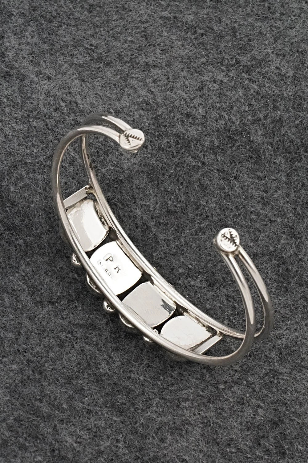 Turquoise & Sterling Silver Bracelet - Priscilla Reeder