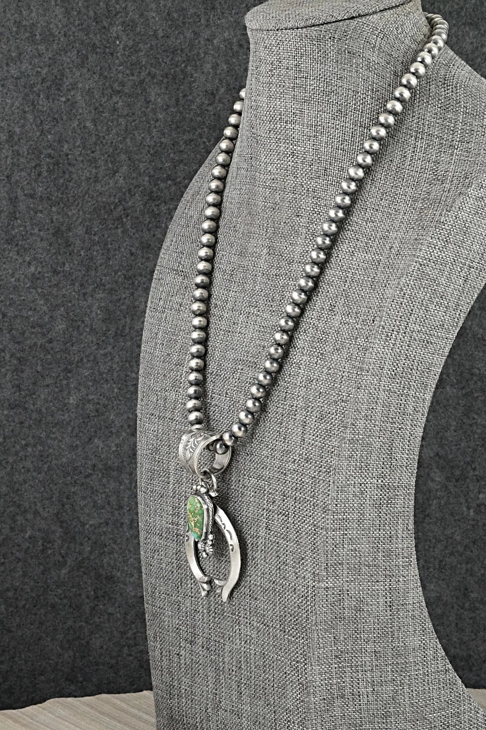 Turquoise & Sterling Silver Necklace - Samuel Yellowhair
