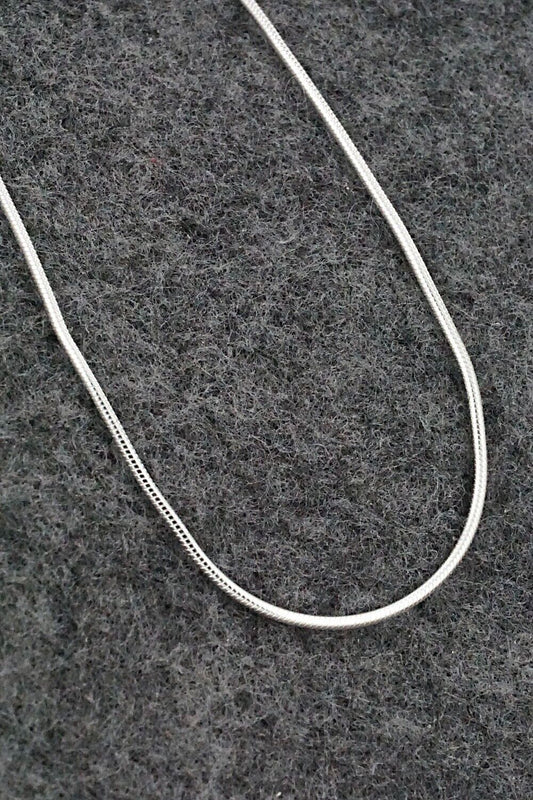 Sterling Silver Chain Necklace - Sterling Silver 16"