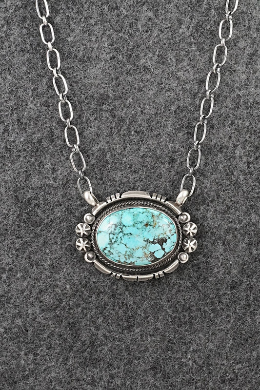 Turquoise & Sterling Silver Necklace - Marita Benally
