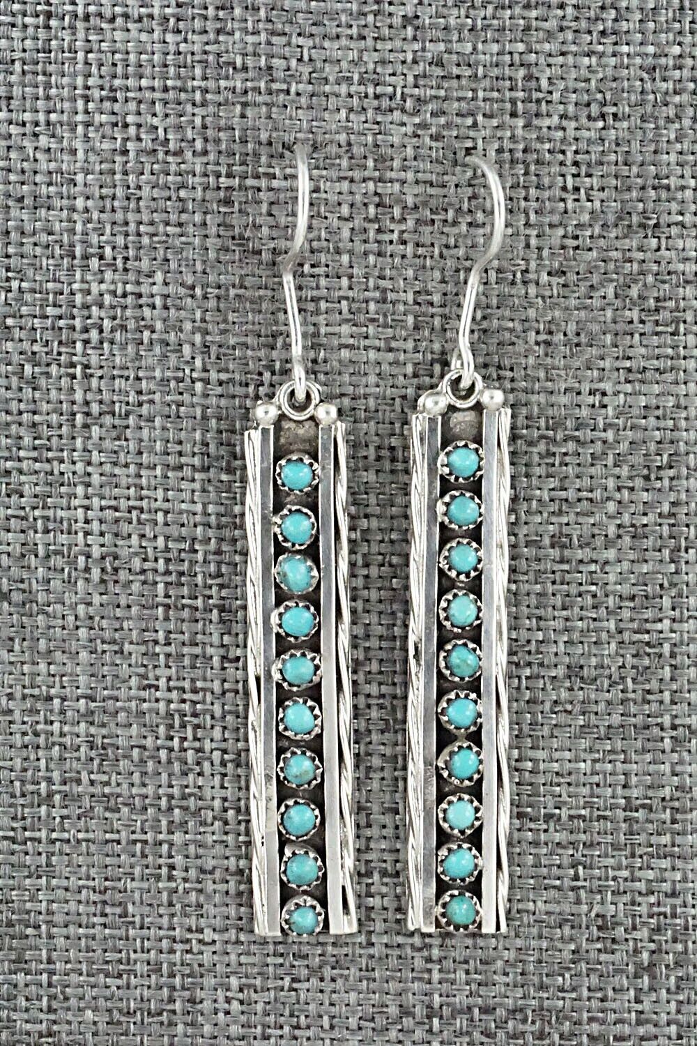 Turquoise & Sterling Silver Earrings - Stephen Haloo