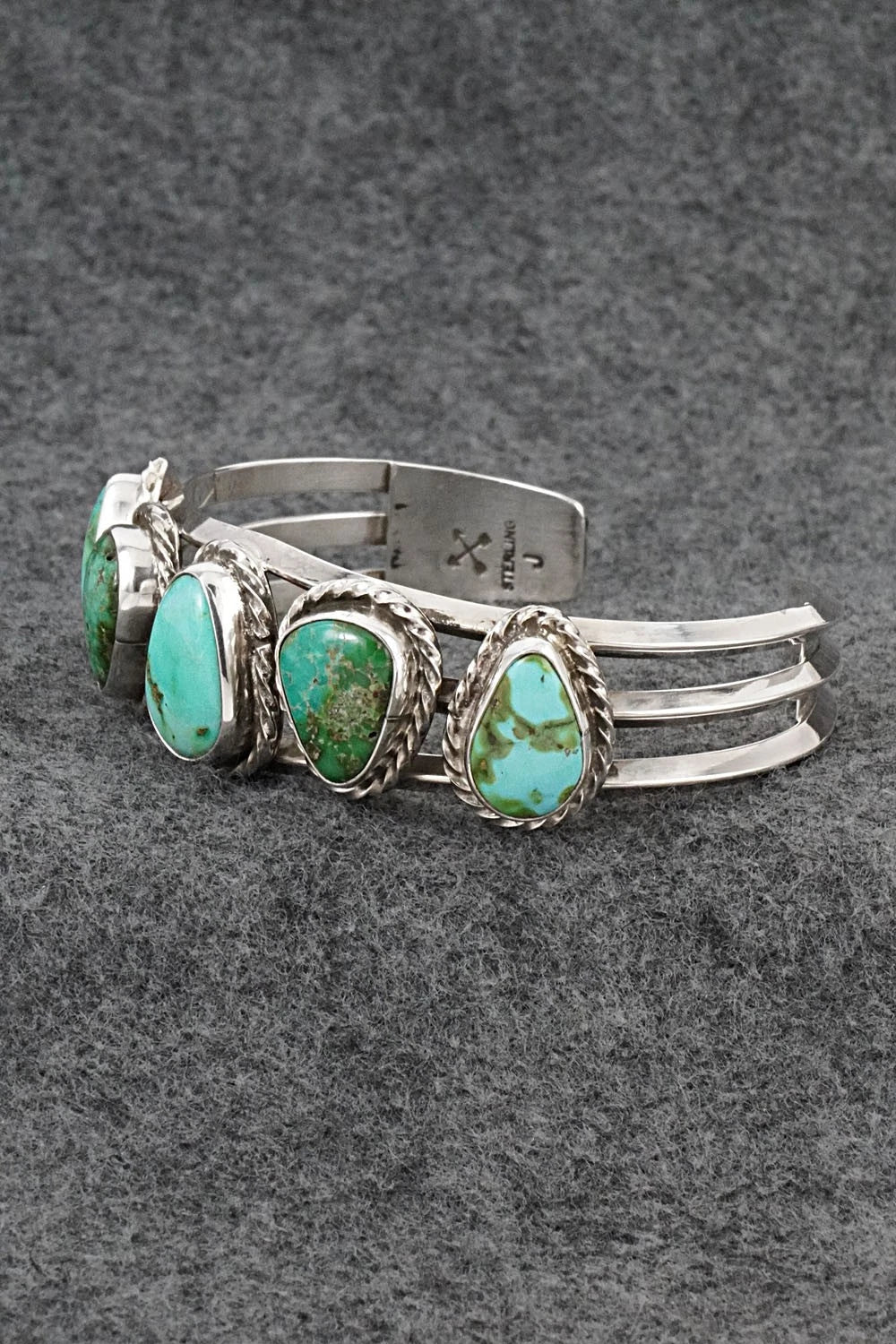 Turquoise & Sterling Silver Bracelet - Melvin Jones