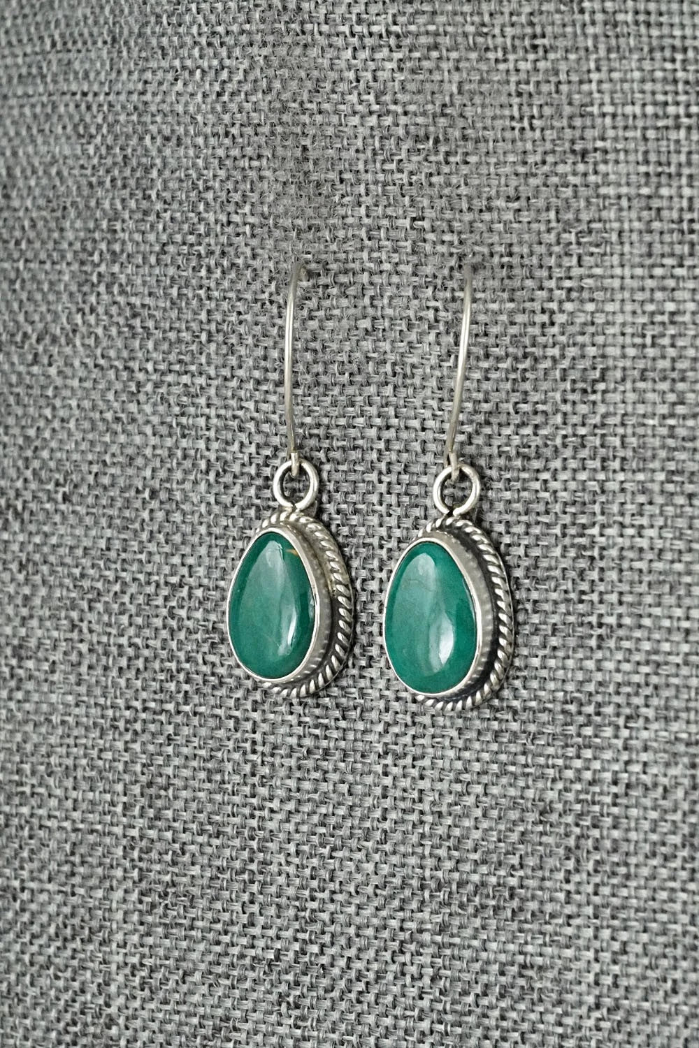 Turquoise & Sterling Silver Earrings - Rosemary Saunders
