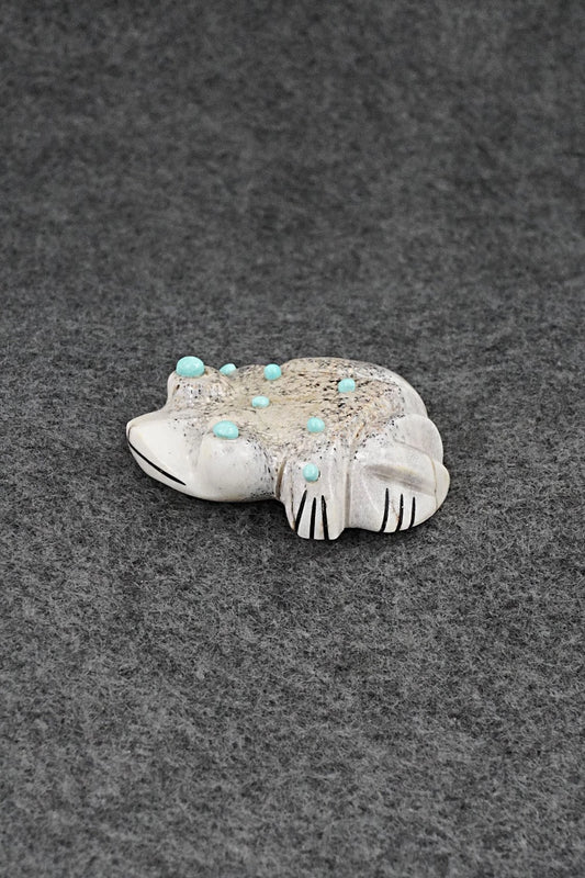 Frog Zuni Fetish Carving - Claudia Peina