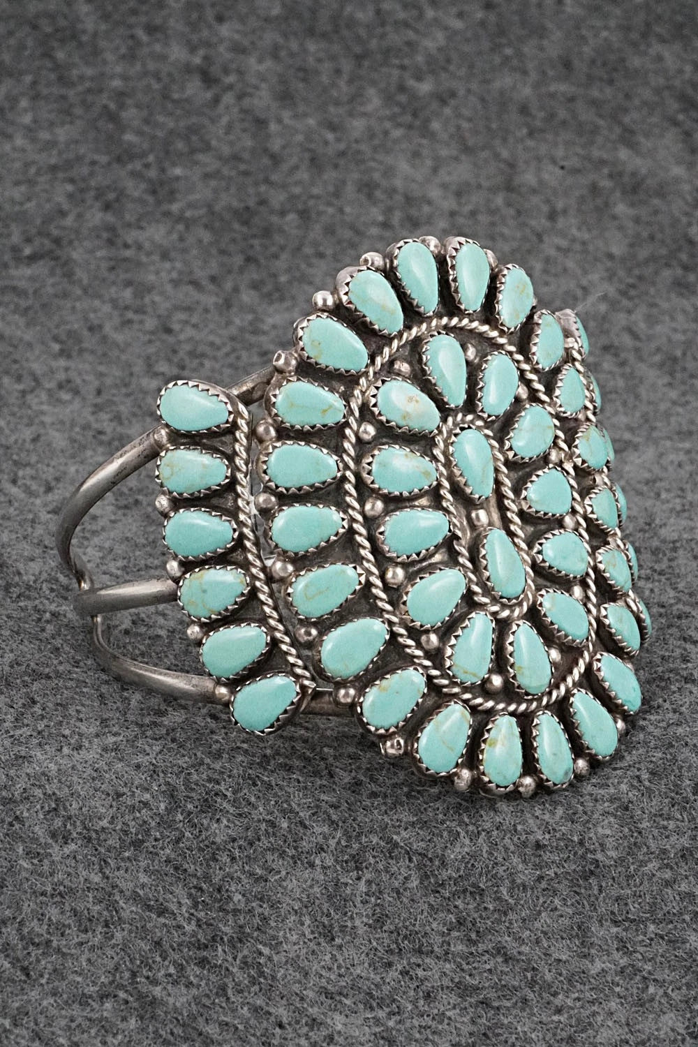 Turquoise & Sterling Silver Vintage Bracelet