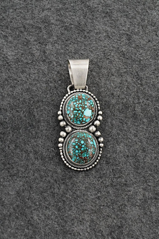 Turquoise & Sterling Silver Pendant - Paul Livingston