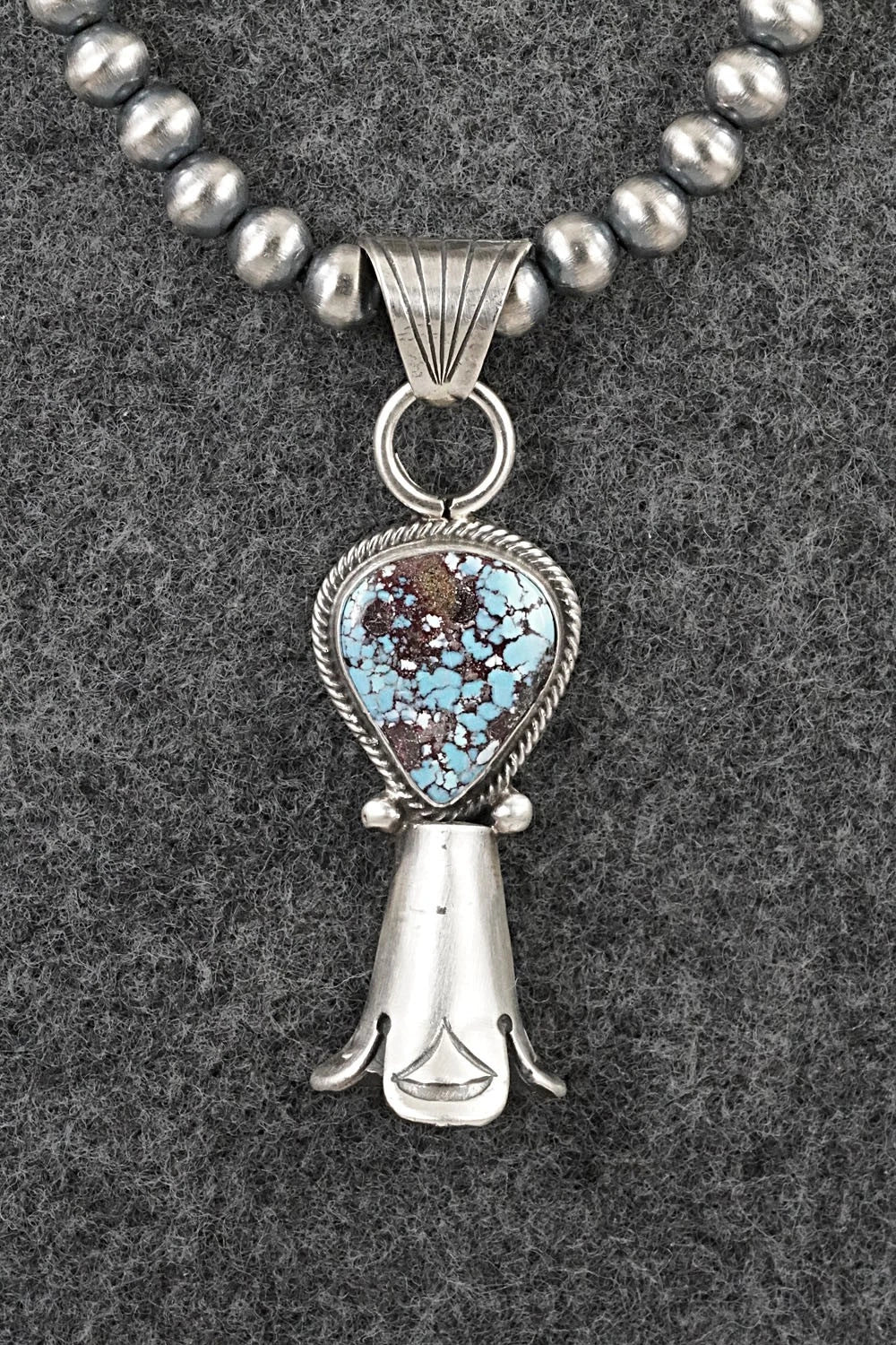 Turquoise & Sterling Silver Necklace - Sharon McCarthy