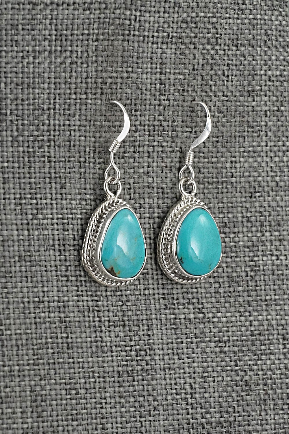 Turquoise & Sterling Silver Earrings - Sharon McCarthy