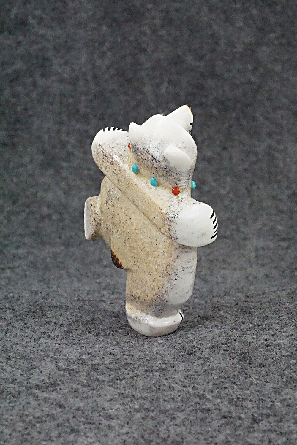 Dancing Bear Zuni Fetish Carving - Claudia Peina