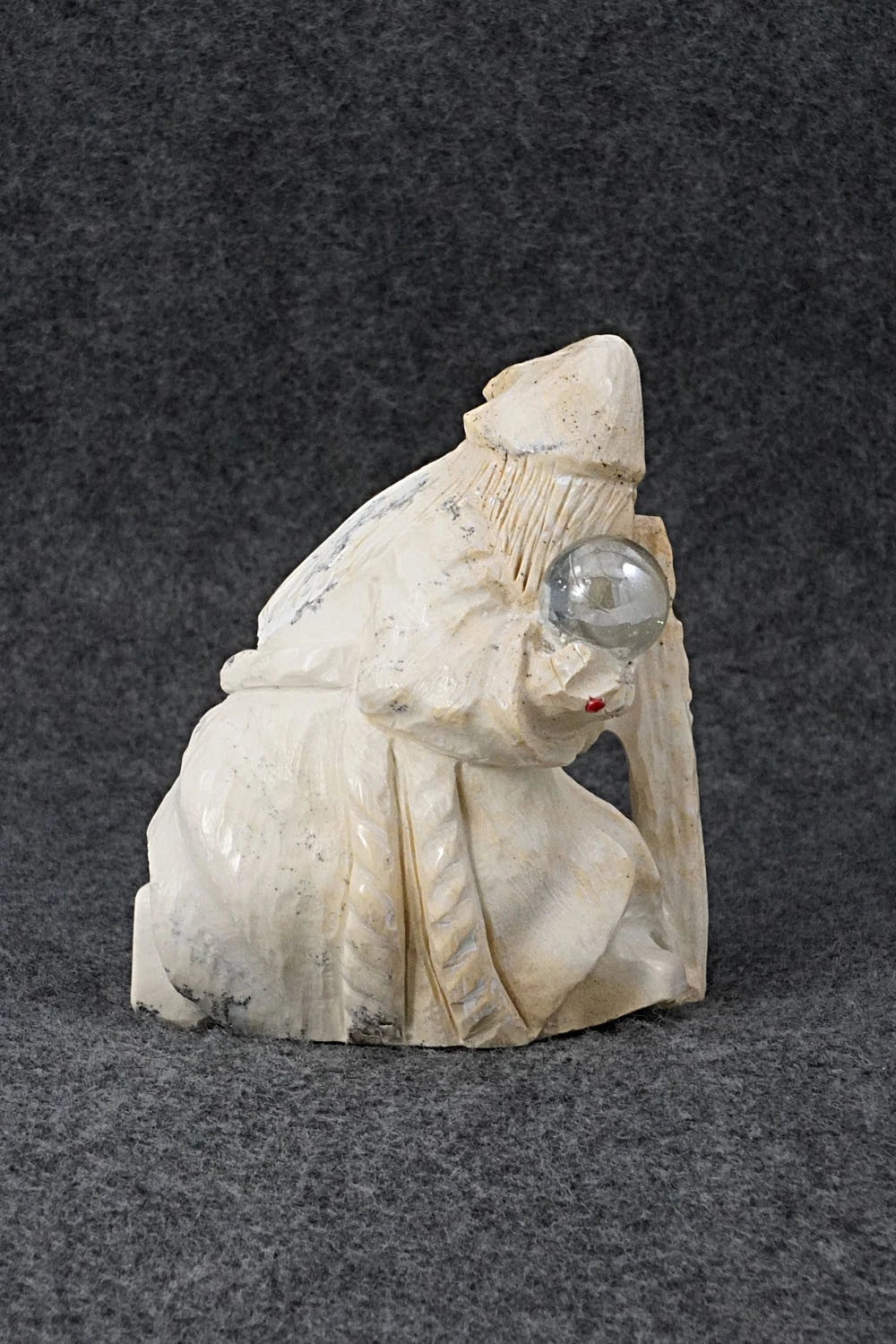 Wizard Zuni Fetish Carving - Derrick Kammasee