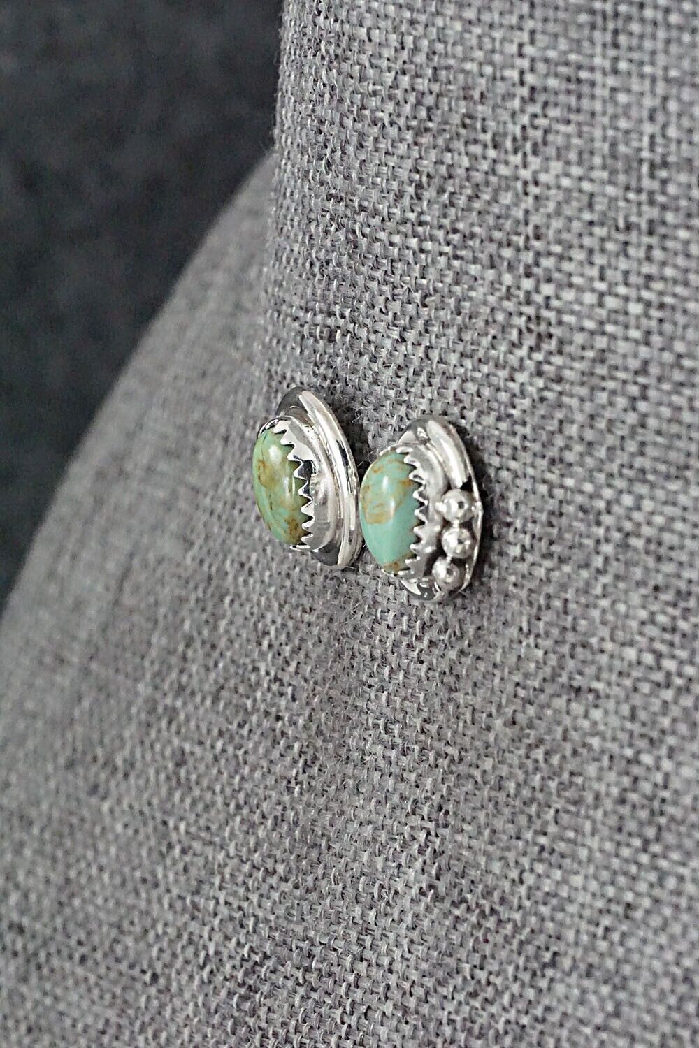 Turquoise & Sterling Silver Earrings - Rita Largo