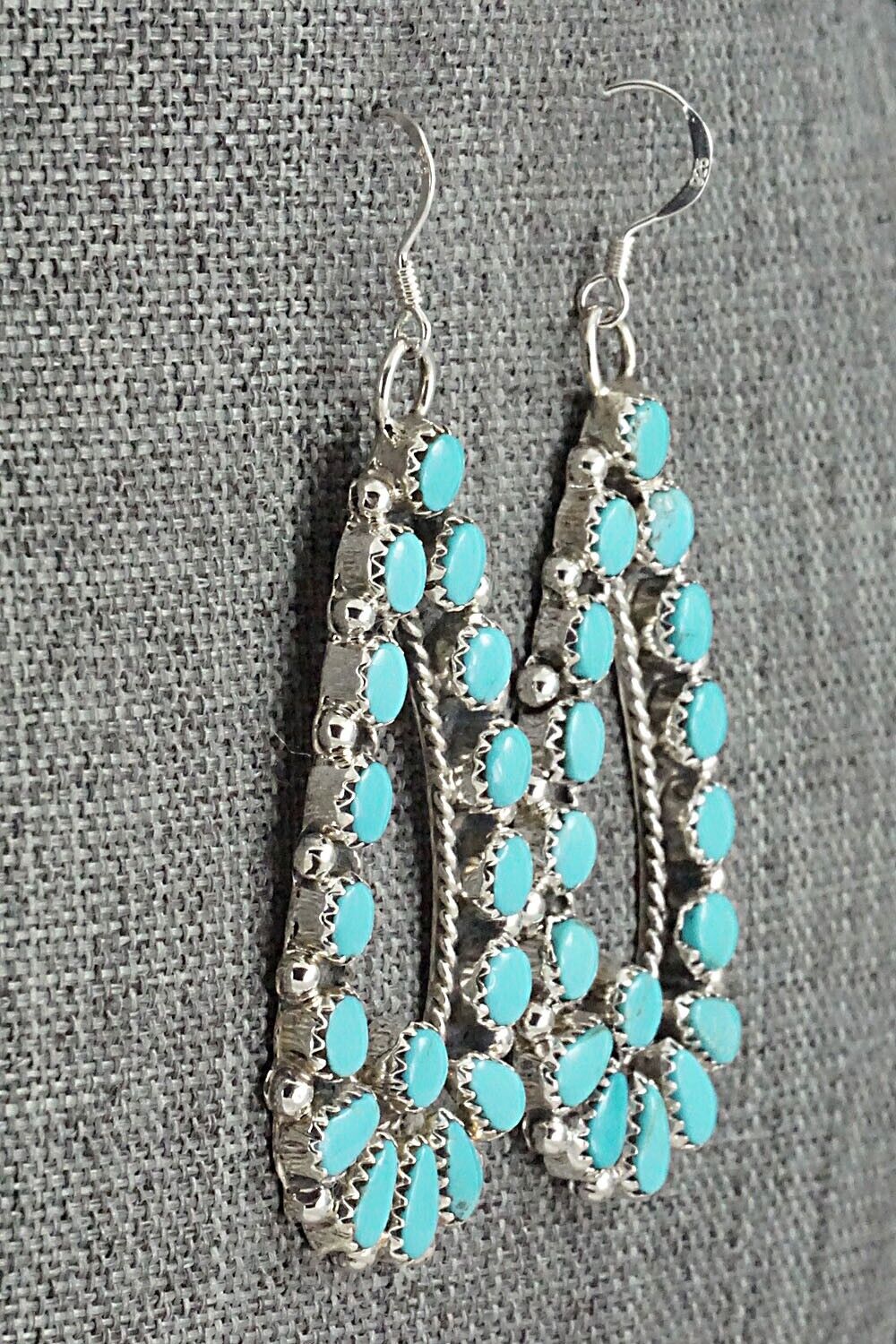 Turquoise & Sterling Silver Earrings - Alicia Wilson