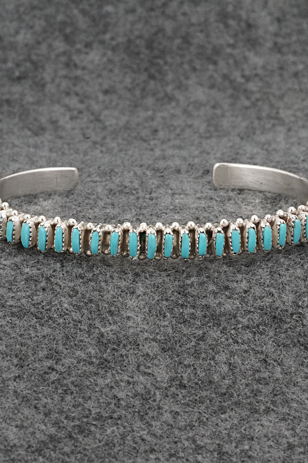 Turquoise & Sterling Silver Bracelet - Aurelia Hughte