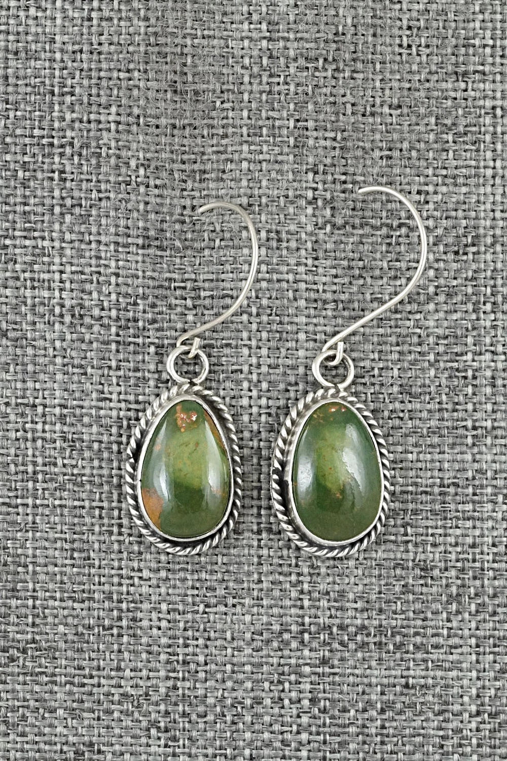 Turquoise & Sterling Silver Earrings - Rosemary Saunders