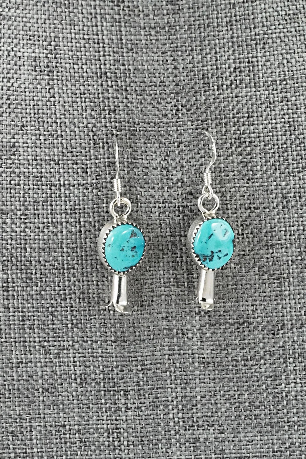 Turquoise & Sterling Silver Squash Blossom Set - Califreda Roanhorse