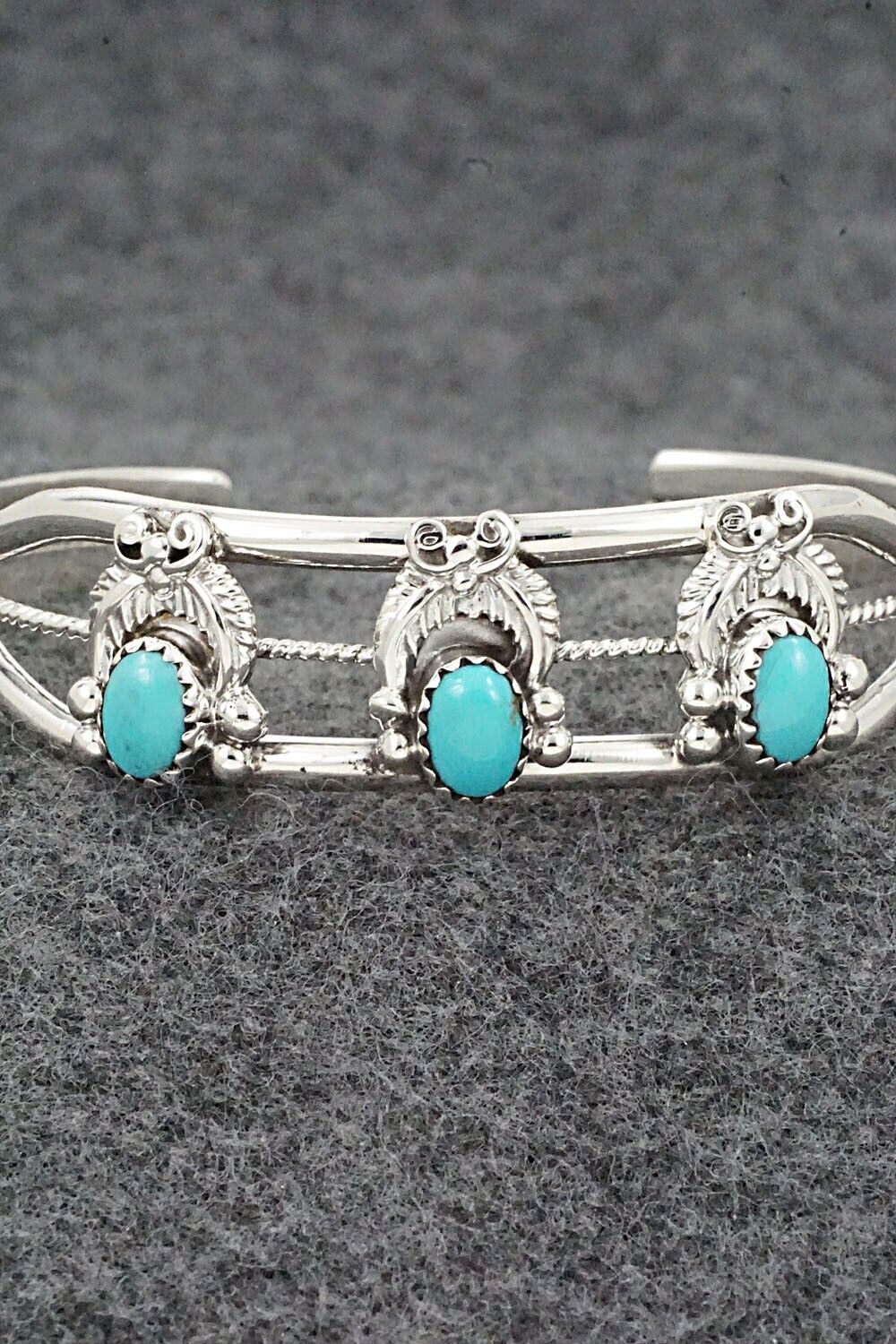 Turquoise & Sterling Silver Bracelet - William Begay