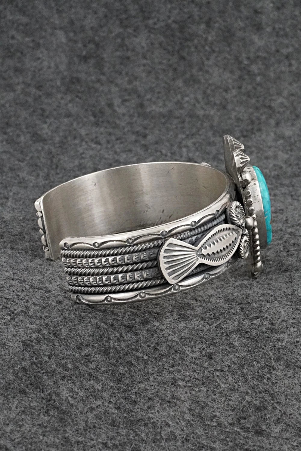 Turquoise & Sterling Silver Bracelet - Michael Calladitto