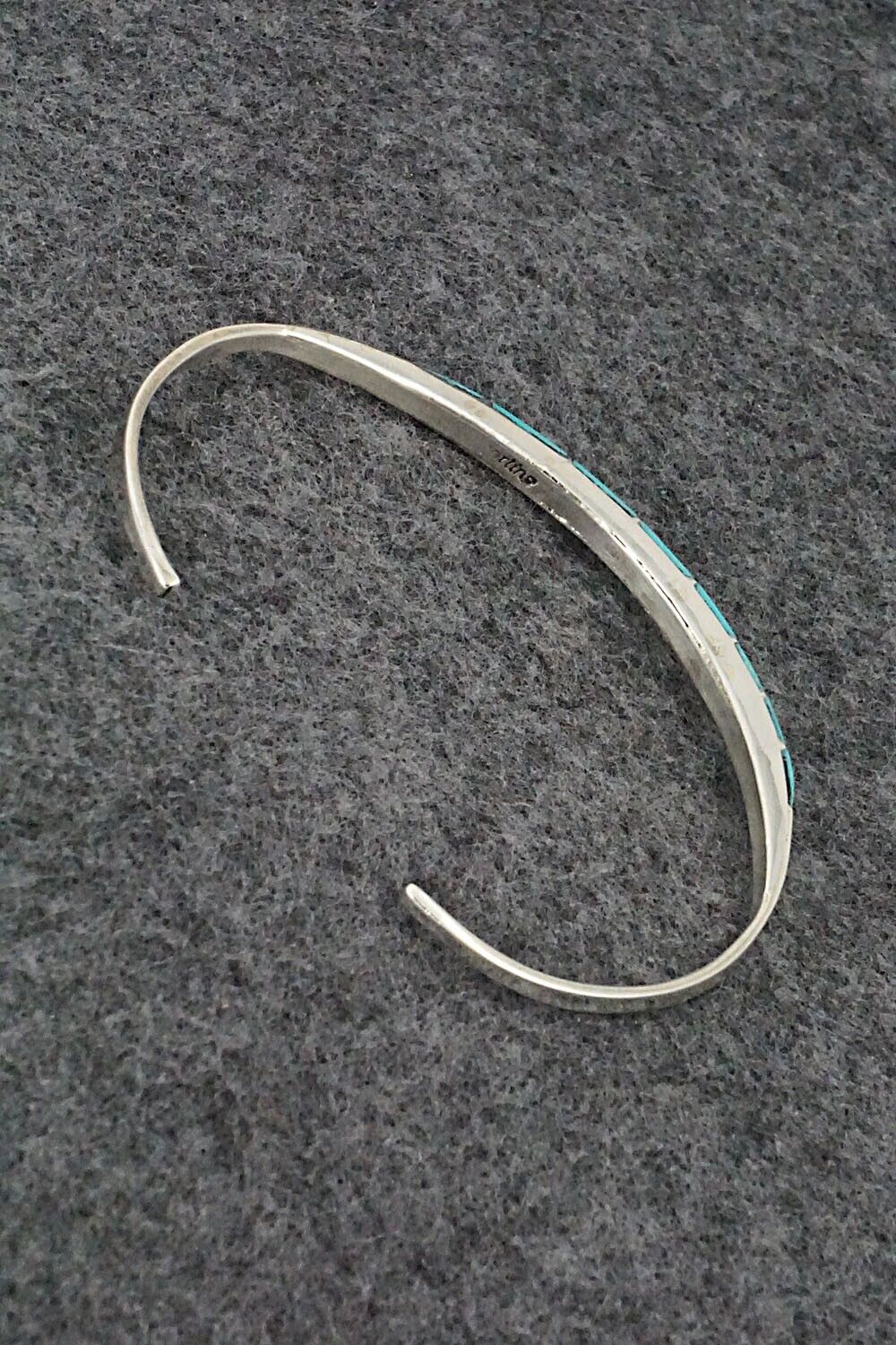 Turquoise & Sterling Silver Bracelet - Jeanette Chavez
