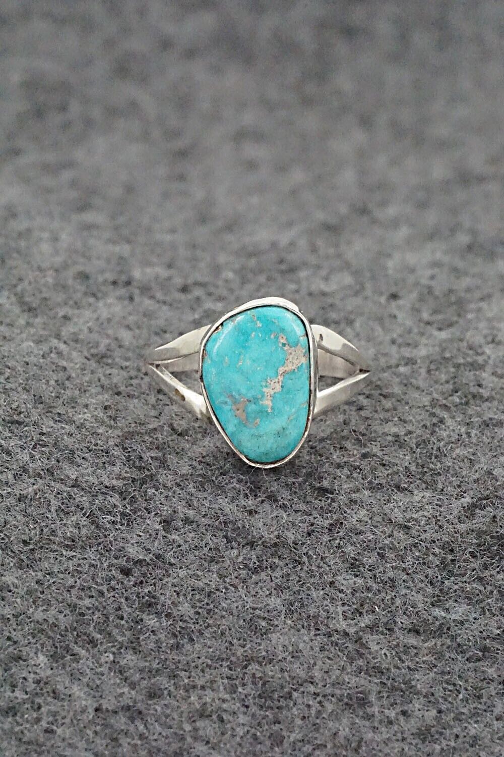 Turquoise & Sterling Silver Ring - Theresa Smith - Size 5.5