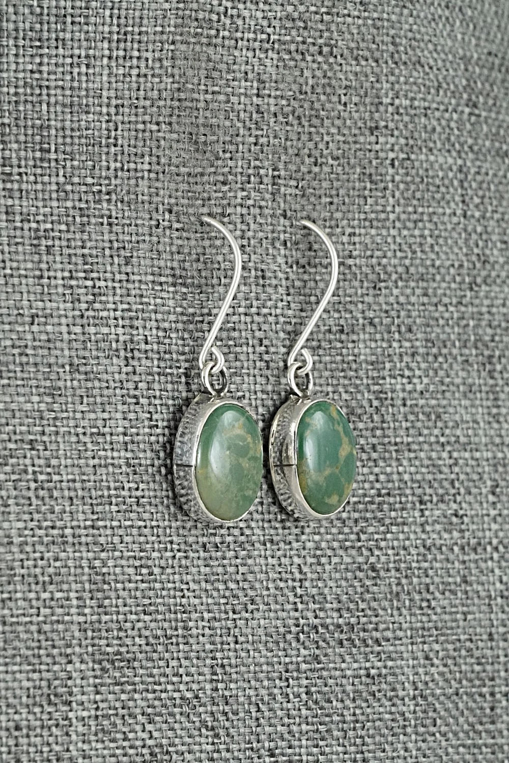 Turquoise & Sterling Silver Earrings - Rosemary Saunders