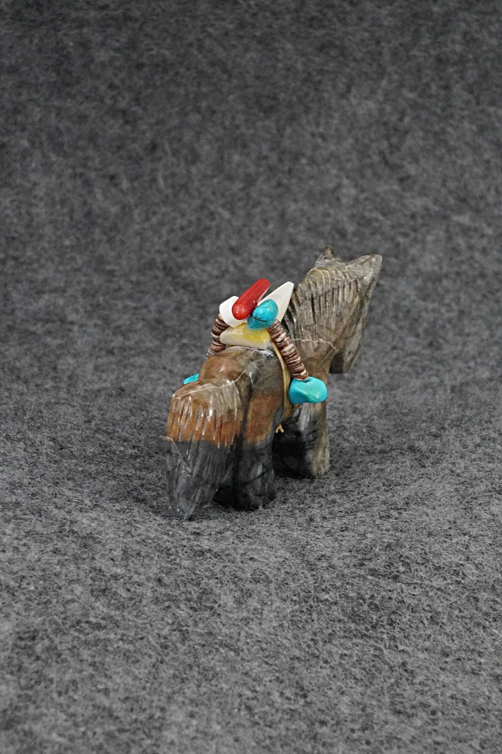 Horse Zuni Fetish Carving - Rodney Laiwakete