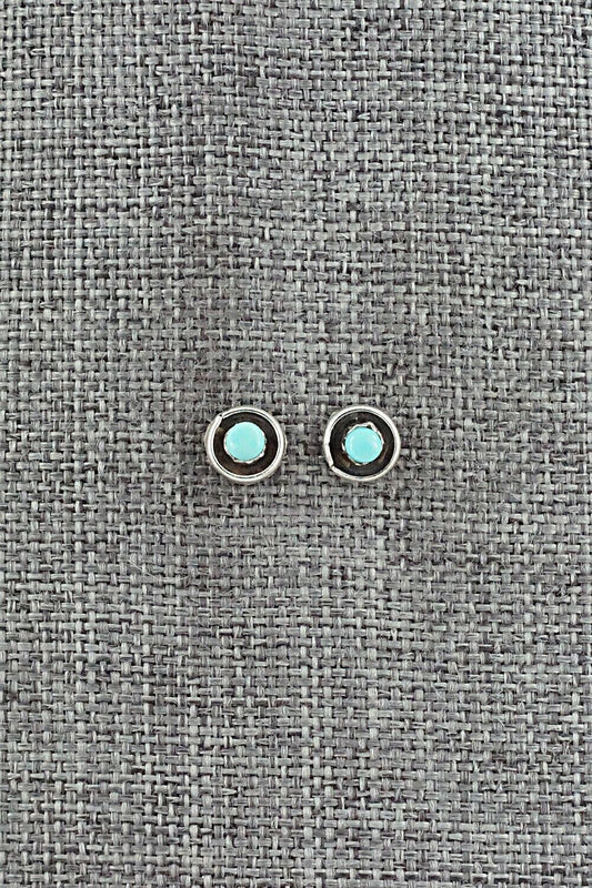 Turquoise & Sterling Silver Earrings - Lynnette Laate