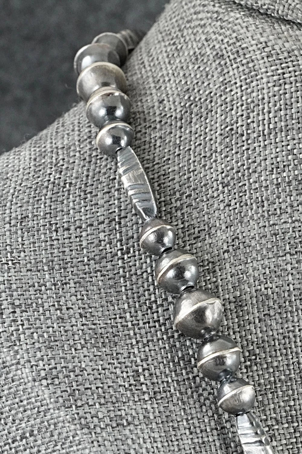 Sterling Silver Navajo Pearl Necklace 19" - Vintage