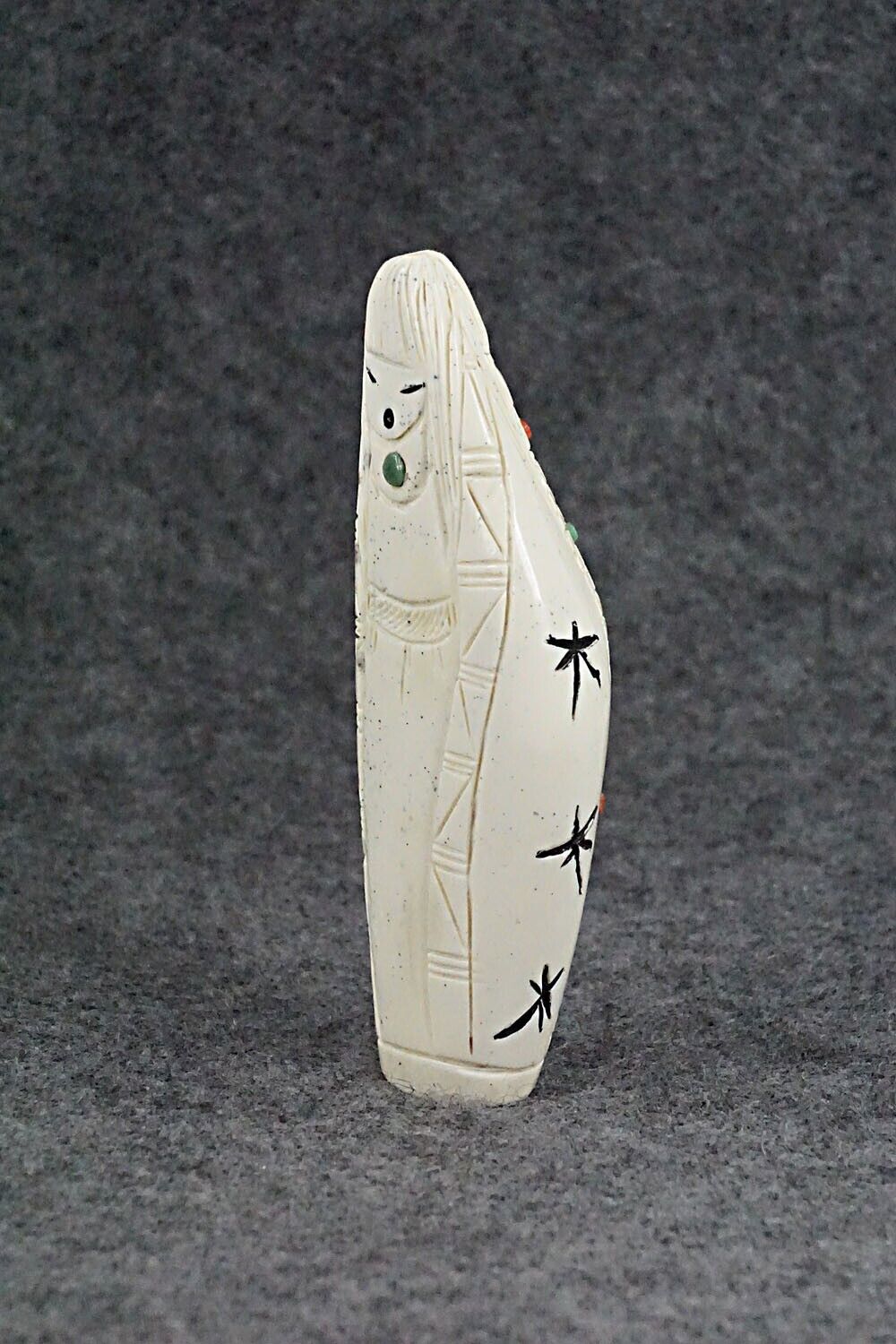 Corn Maiden Zuni Fetish Carving - Sandra Quandelacy