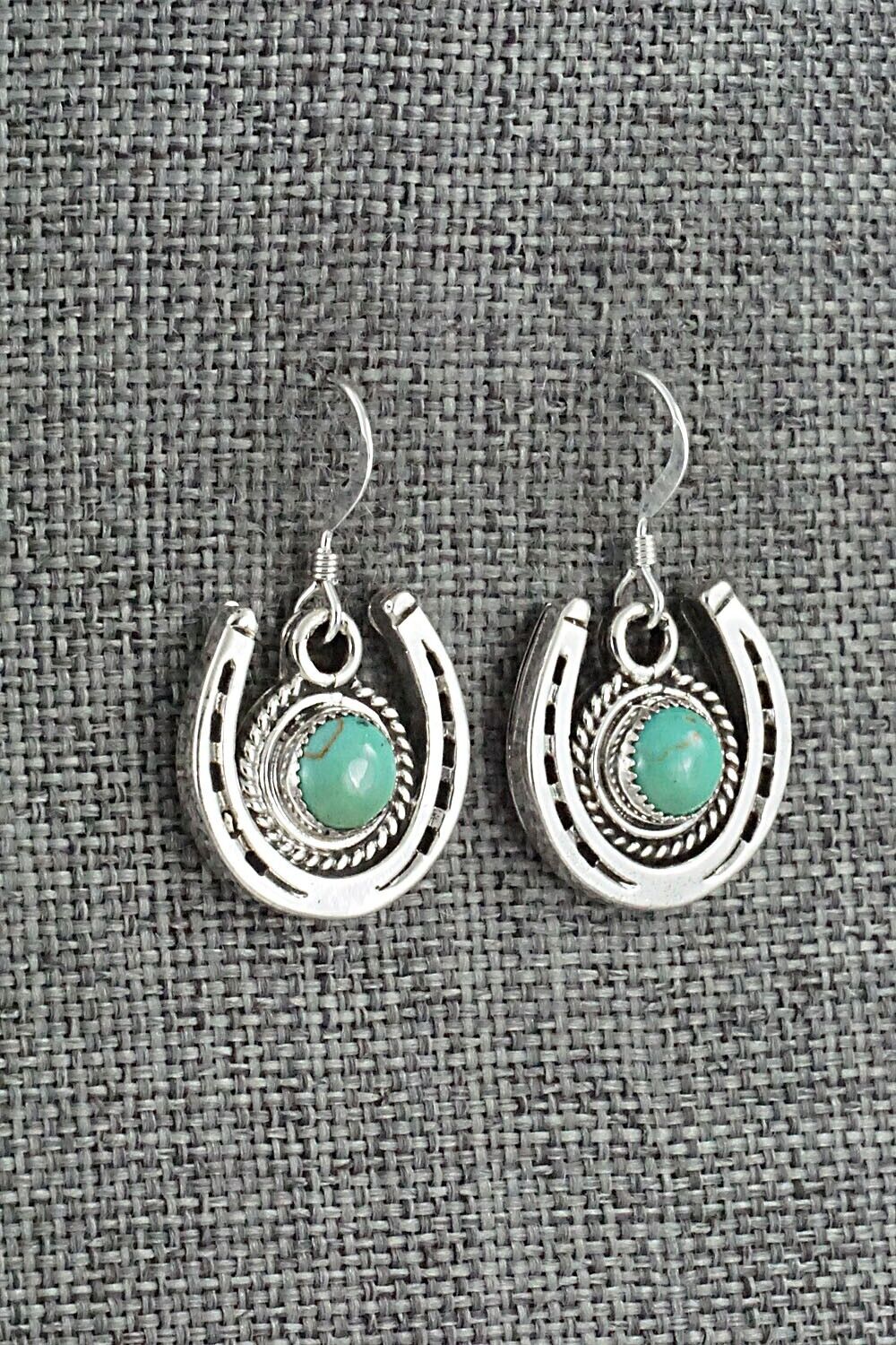Turquoise and Sterling Silver Earrings - Sharon McCarthy