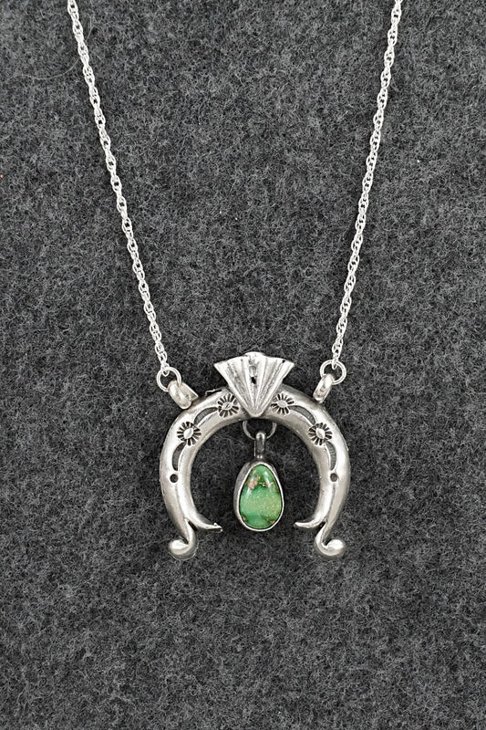 Turquoise & Sterling Silver Necklace - Gary Shorty