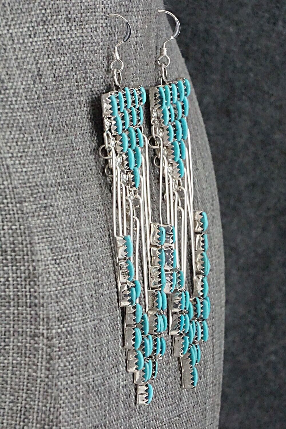 Turquoise & Sterling Silver Earrings - Darren Boone