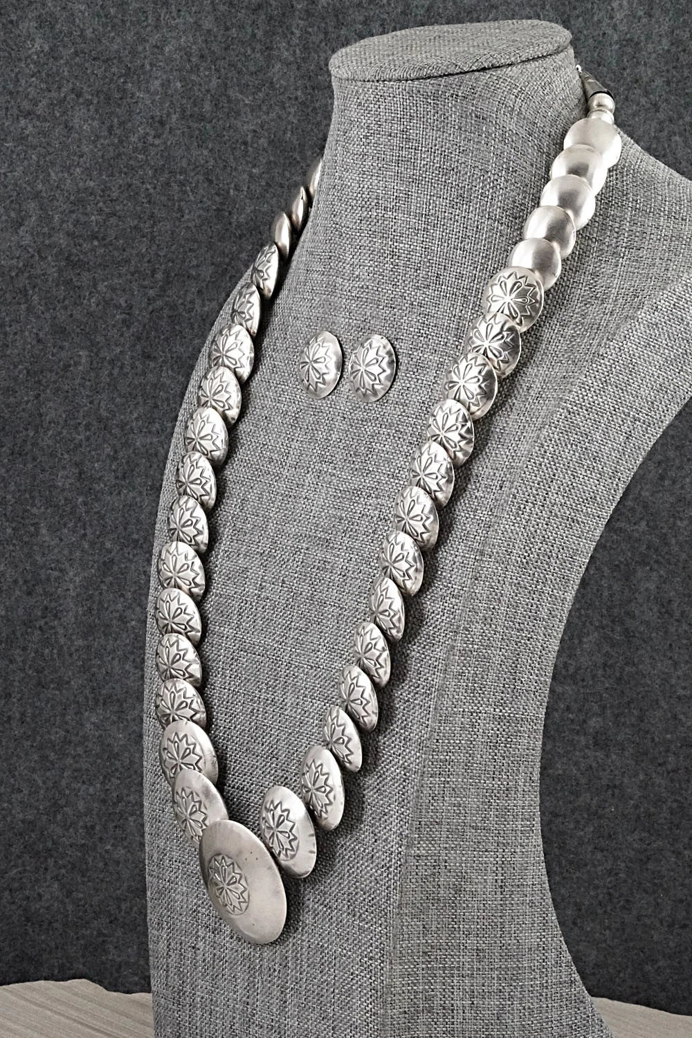 Sterling Silver Necklace and Earrings Set - Tim Thompson