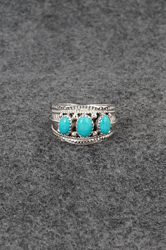Turquoise & Sterling Silver Ring - Betty Begaye - Size 10