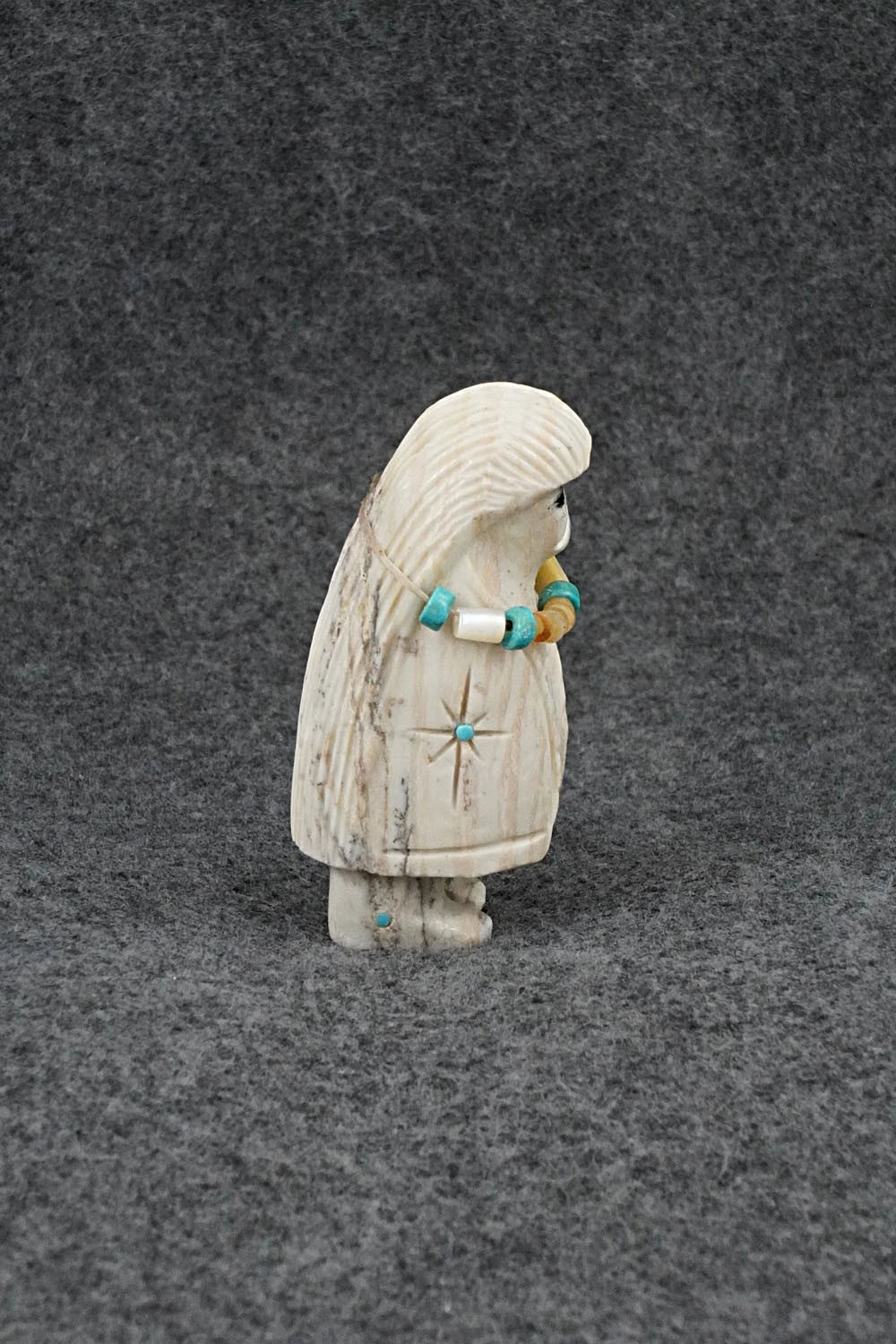 Corn Maiden Zuni Fetish Carving - Farlan & Paulette Quam