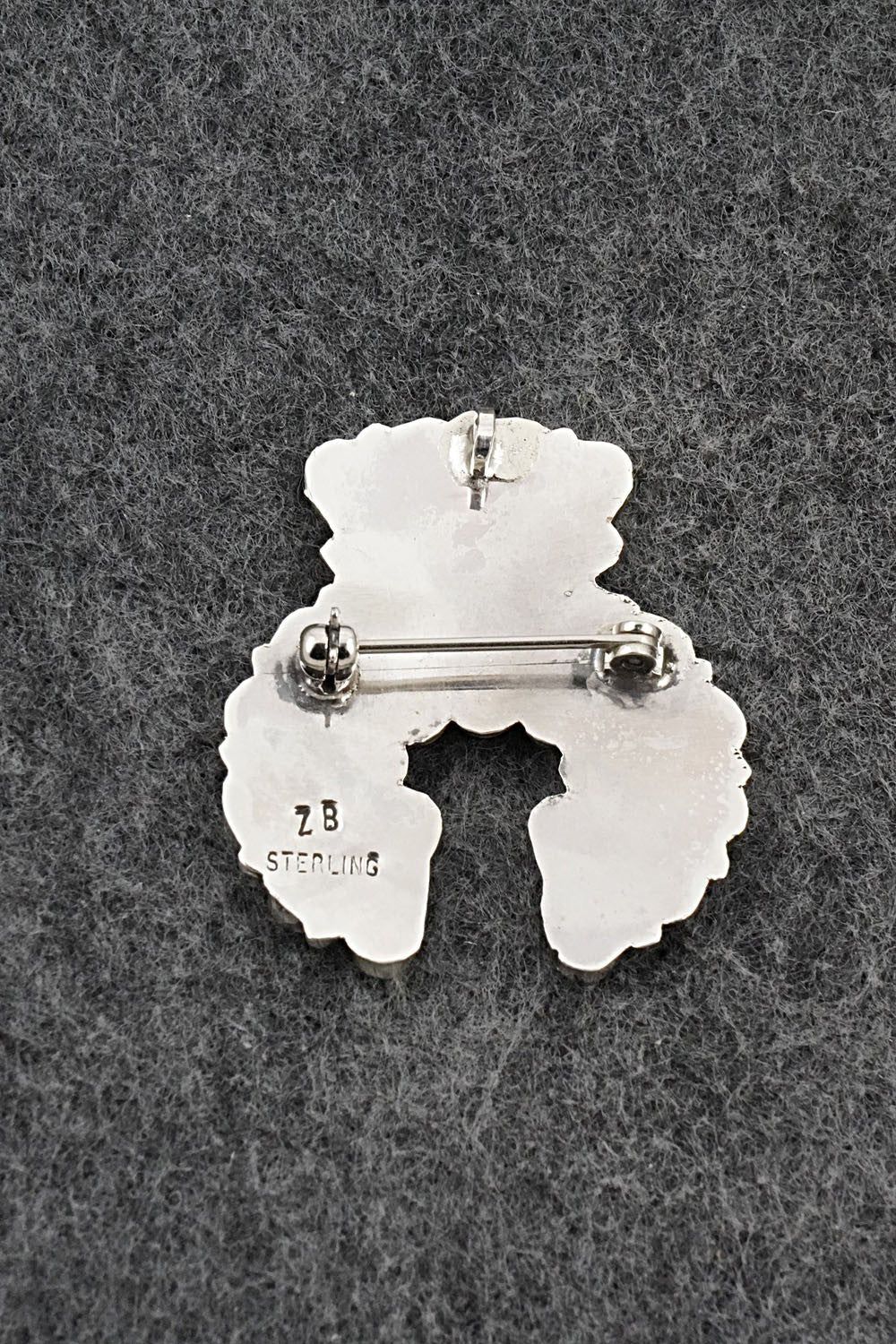 Turquoise & Sterling Silver Pendant/Pin - Zeita Begay