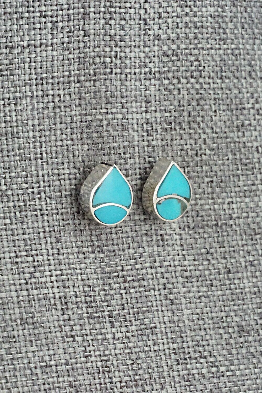 Turquoise & Sterling Silver Earrings - Lynelle Johnson