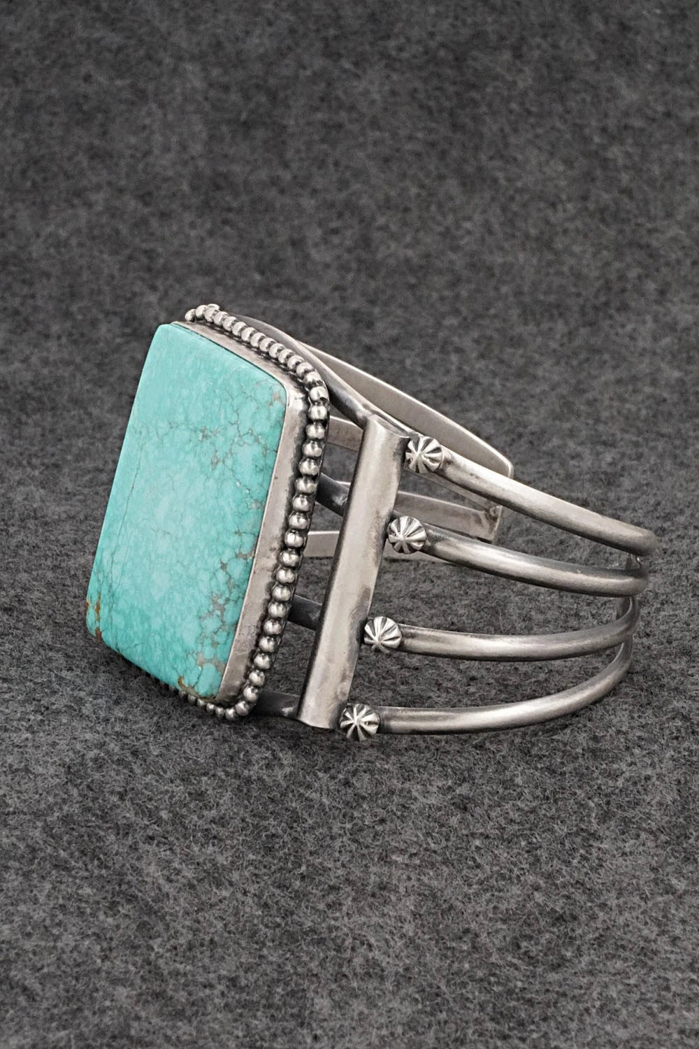 Turquoise & Sterling Silver Bracelet - Mark Yazzie