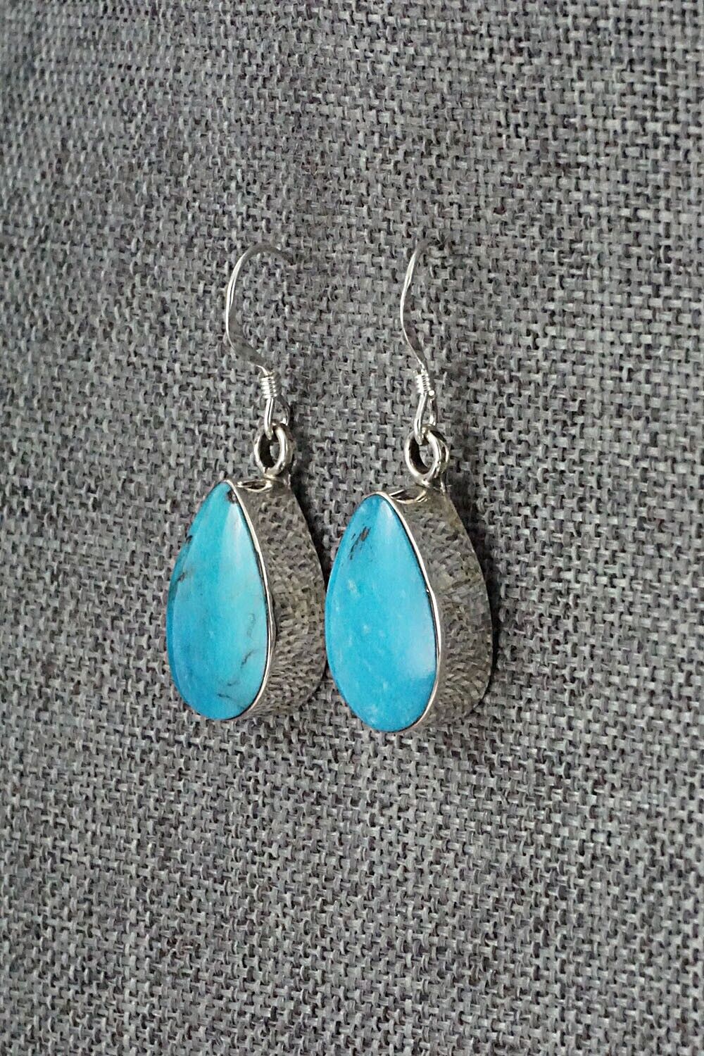 Turquoise & Sterling Silver Earrings - Sadie Jim