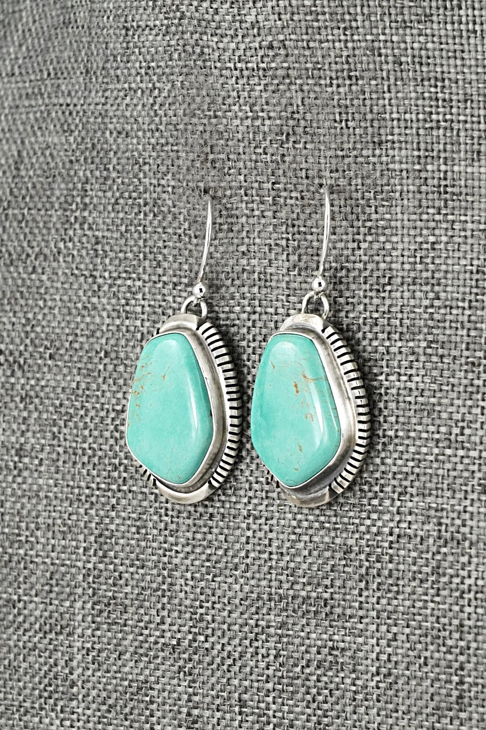 Turquoise & Sterling Silver Earrings - Thomas Francisco