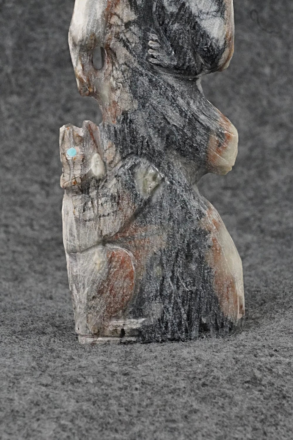Bears Zuni Fetish Carving - Derrick Kaamasee