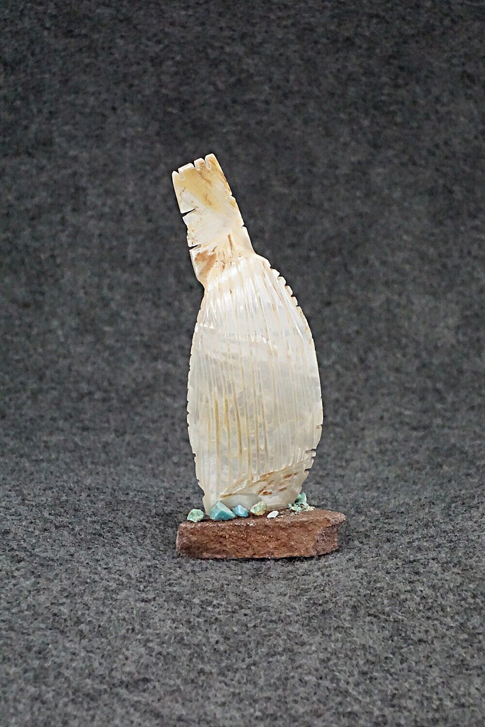 Corn Maiden Zuni Fetish Carving - Carl Etsate